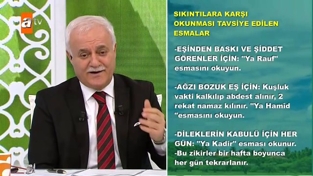 Sıkıntılara karşı okunması tavsiye edilen esmalar - atv