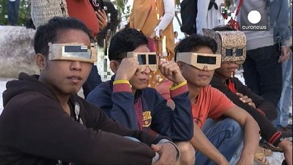 Total eclipse wows sky-watchers in Indonesia