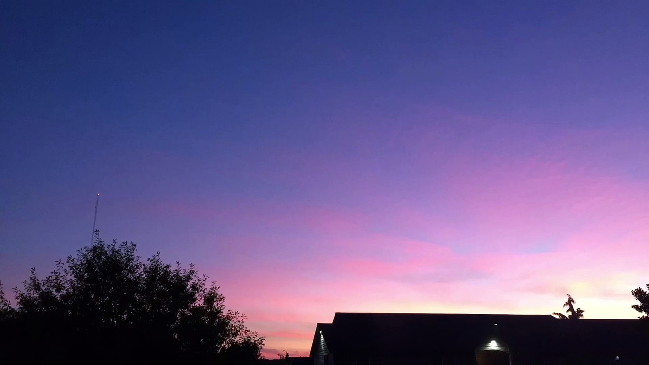 Timelapse Summer Sunset