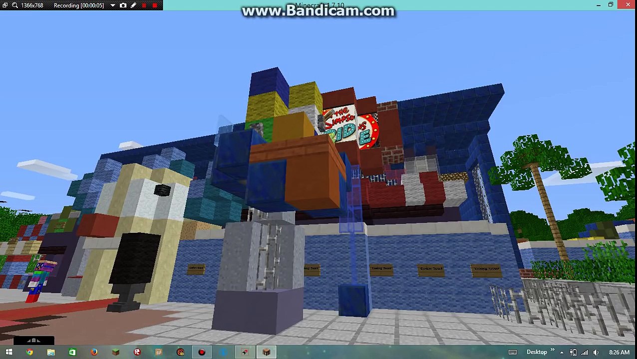 The Simpsons Ride! Minecraft Rides Ep.2