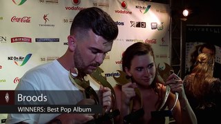 Broods at the 2015 Vodafone New Zealand Music Awards