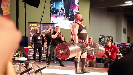 Record du monde de soulevé de terre battu  Eddie Hall avec 465 kg !
