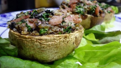 Шампиньоны фаршированые по-итальянски