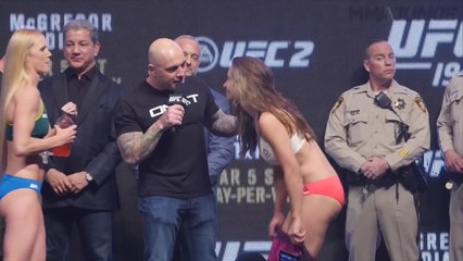 Un policier pris en flag en train de mater le cul de Miesha Tate