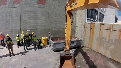 Sky City tears down the wall