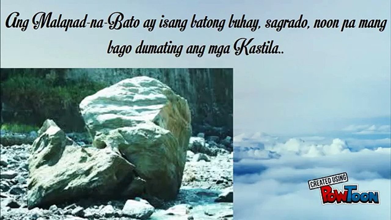 Alamat ng malapad na bato