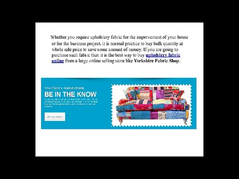 upholstery fabrics Online