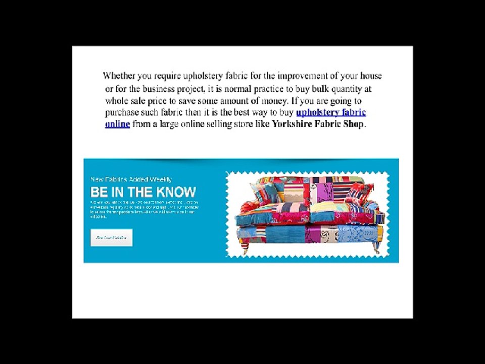 upholstery fabrics Online