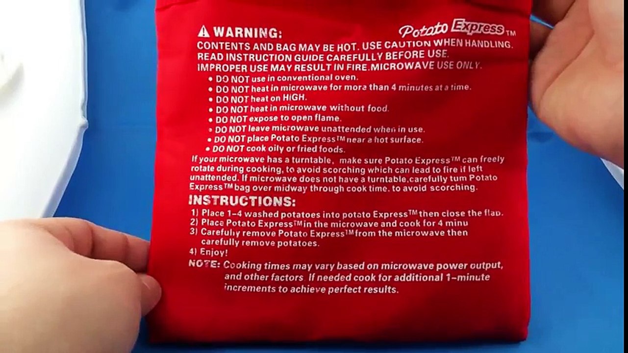 Microwave Baked Potato Cooking Bag from Aliexpress.com