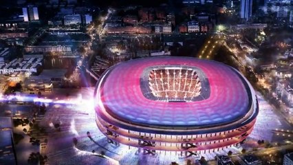 El FC Barcelona desvela el nuevo Camp Nou
