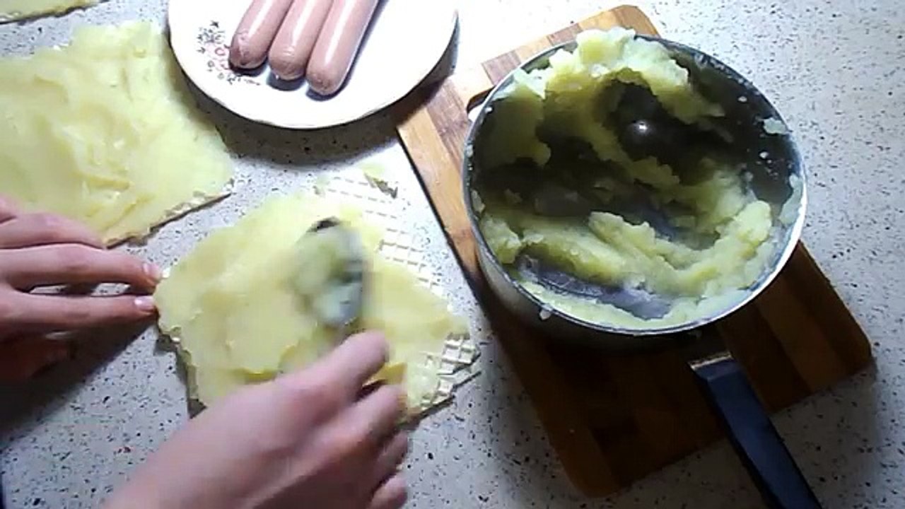 Вкусный вафельный Хот-Дог