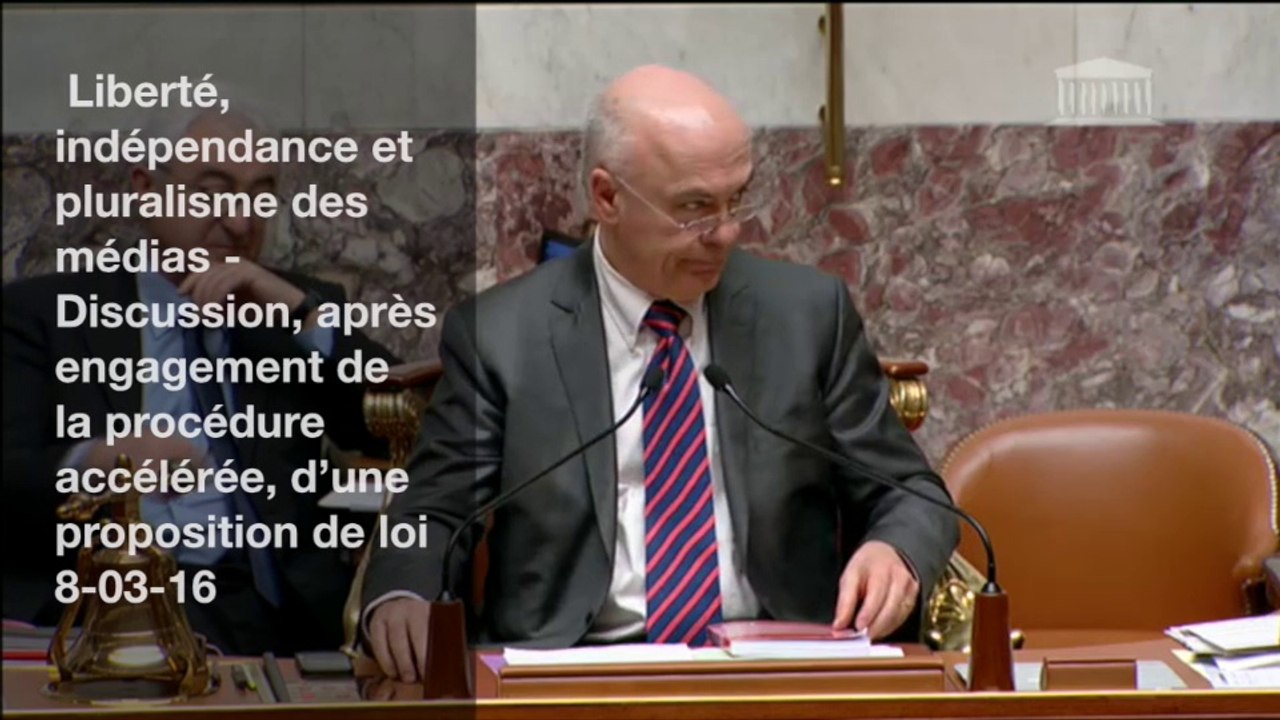 J. Lassalle réagit à la PPL sur la liberté indépendance et pluralisme des médias