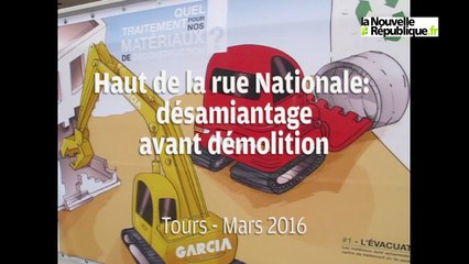 Tours: démolition du haut de la rue Nationale