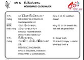Cùng nhau học tiếng Nhật - bài 42 - Xin lỗi quý khách - Radio đài NHK