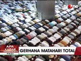 Suasana Sholat Gerhana di Masjid Istiqlal