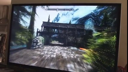 Skyrim being played on Next Gen consoles