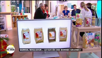 Dossier du Jour : Quinoa, boulghour... le succès des bonnes graines !