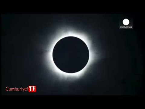 33 yıl aradan sonra gerçekleşen tam güneş tutulması böyle görüntülendi