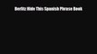 PDF Berlitz Hide This Spanish Phrase Book PDF Book Free