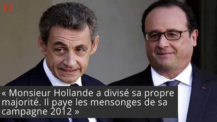 Sarkozy accable Hollande et expose quelques idées