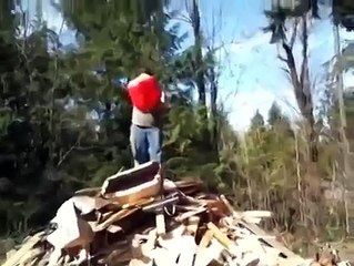 Как НЕ нужно разводить костер