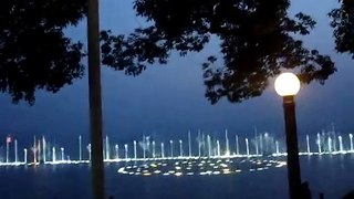 杭州西湖的音乐喷泉3