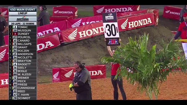 AMA Supercross 2016 Rd (Round) 9 Daytona Beach - 450 Main Event HD 720p