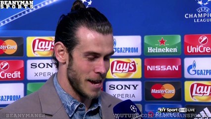 Real Madrid 2-0 Roma (Agg 4-0) - Gareth Bale Post Match Interview