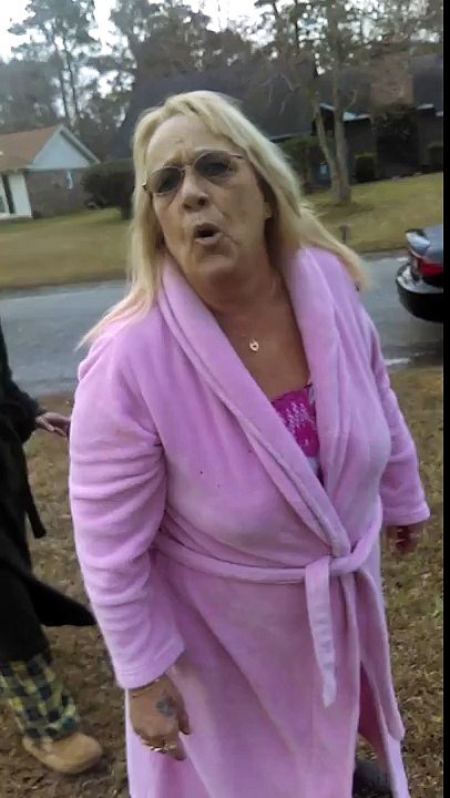 Crazy lady