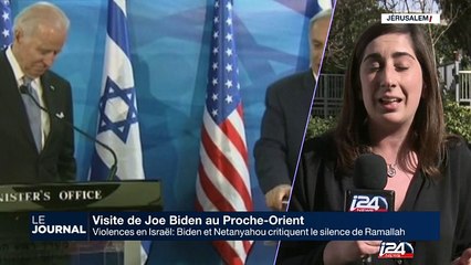 Biden et Netanyhou critiquent le silence de Ramallah sur les dernières attaques