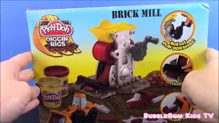 Play-Doh Diggin Rigs Tonka Chuck N Friends Brick Mill Set