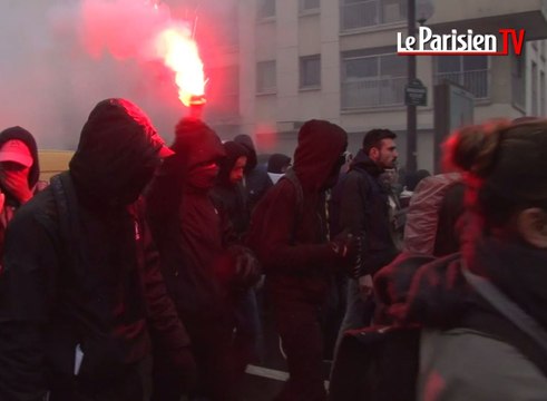 Loi Travail : la manifestation des lycéens sous haute surveillance