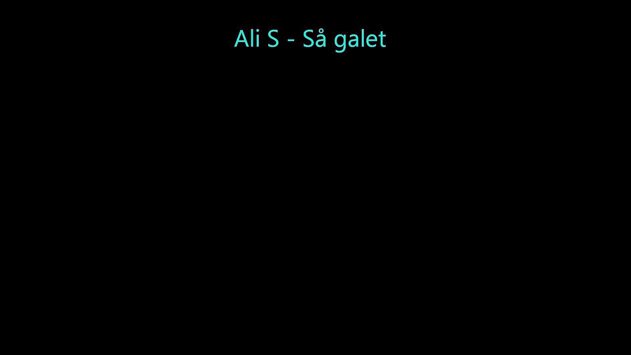 Ali S - Så galet