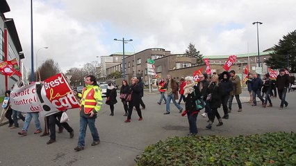 Brest - Info: Plus de 4 000 personnes ont manifesté contre la loi Travail