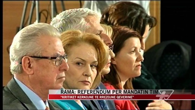 Rama: Referendum për mandatin tim - News, Lajme - Vizion Plus