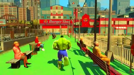 Hulk & Iron Man & Spider Man Lightning McQueen Dinoco King 43 Francesco Bernoulli Nursery Rhymes