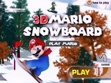 3D Mario Snowboard Super Mario 3D world carts 3D game jeux video en ligne Cartoon Full Episodes kp