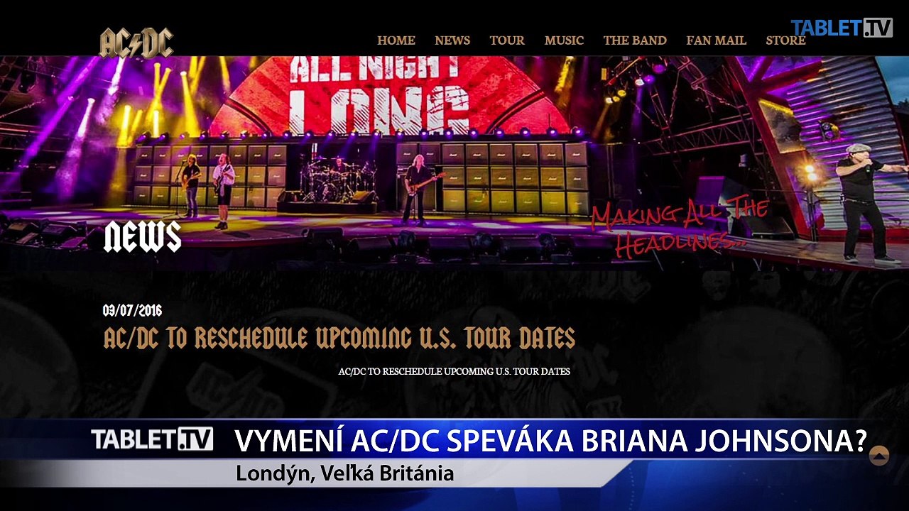 Skupina AC/DC ruší koncerty, jej spevák čelí úplnej strate sluchu