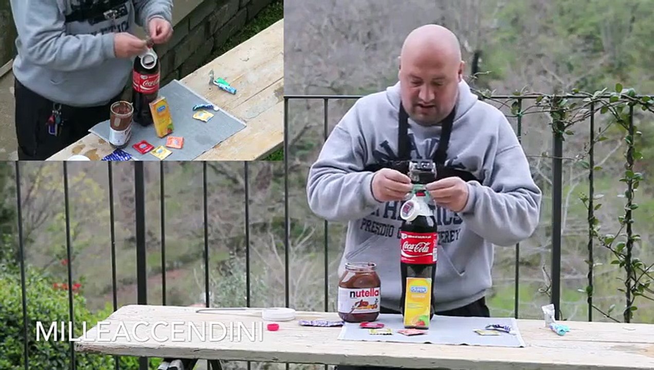 Coke Nutella Mentos