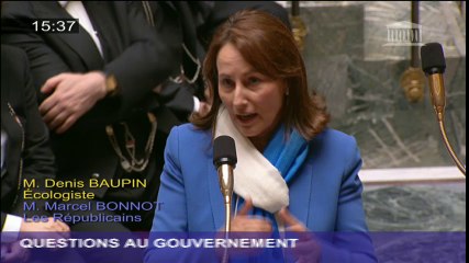Situation d’EDF : S. Royal répond à une question au Gouvernement