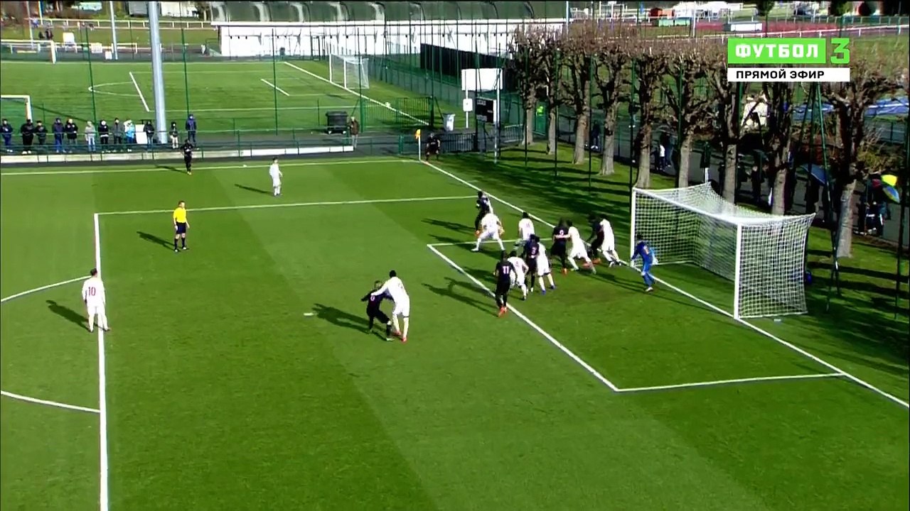 1-0 Makan Traoré Goal UEFA Youth League Quarterfinal - 09.03.2016, Paris SG Youth 1-0 Roma Youth