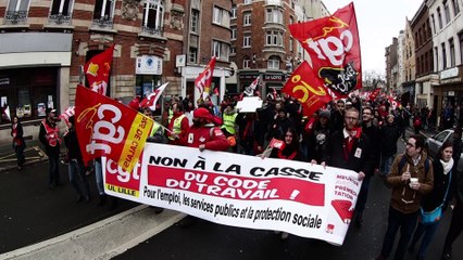 Manifestation contre la loi El Khomri à Lille