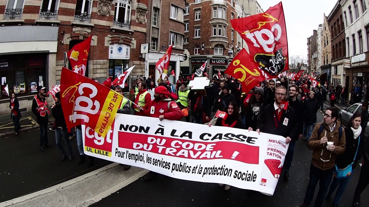 Manifestation contre la loi El Khomri à Lille