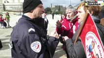 VIDEO.  Incidents à Niort à la fin de la manif intersyndicale