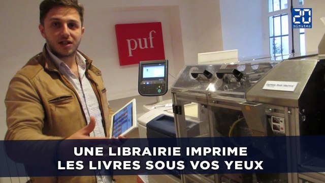 Une librairie imprime les livres sous vos yeux