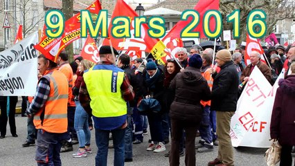 Loi Khomri Manif Aubenas 9 03 16