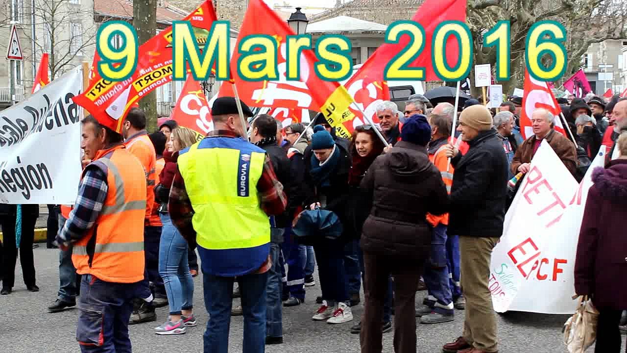 Loi Khomri Manif Aubenas 9 03 16