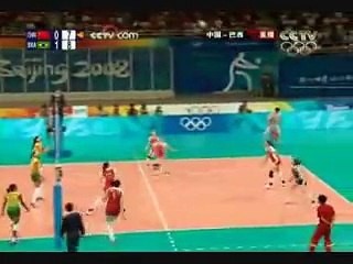 2008 volleyball beijing CHN vs BRA semifinals 5