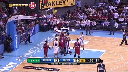 Highlights Alaska vs Ginebra  Commissioners Cup 2016