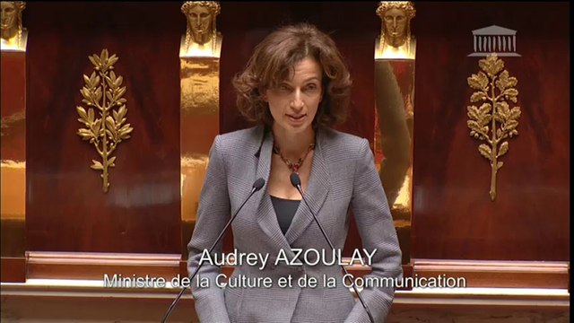 Proposition de loi sur l'indépendance des médias - Discours d'Audrey Azoulay